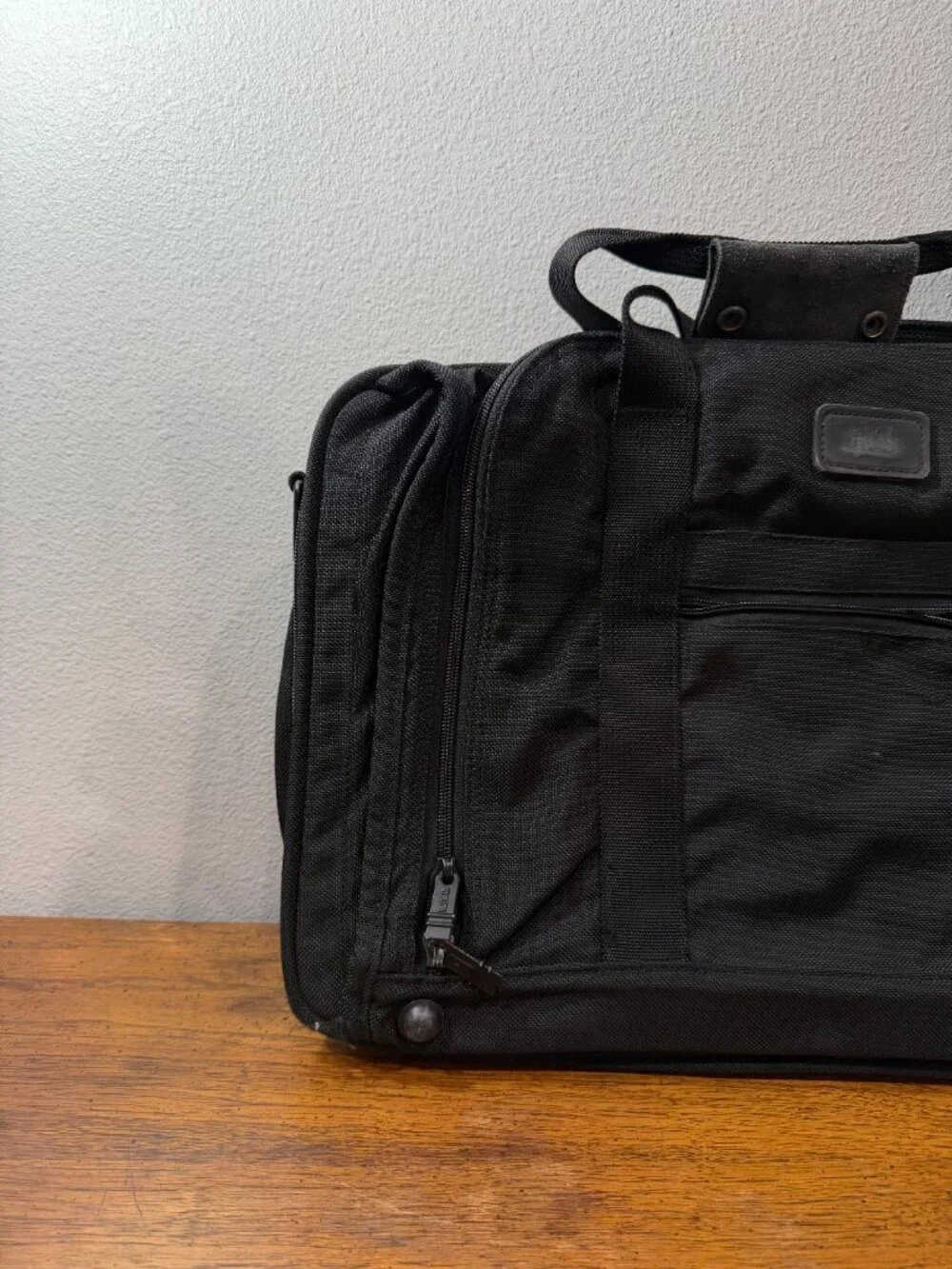 TUMI Black Travel Garment Bag Carry On Luggage